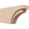 Ekena Millwork 4in. W x 8in. H x 16in. L Rivera Woodgrain TimberThane Rafter Tail, Primed Tan RFTUR04X08X16RIVRCPR - alternate 1